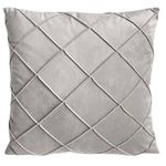 Cojín Relleno Decorativo 45 x 45 Cm Gris Claro