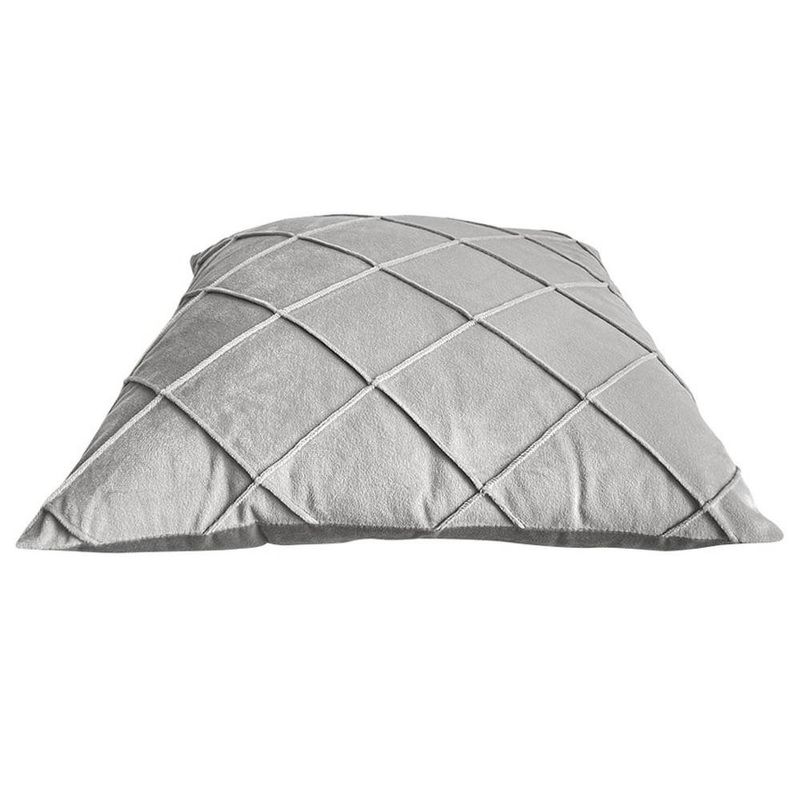 Cojín Relleno Decorativo 45 x 45 Cm Gris Claro