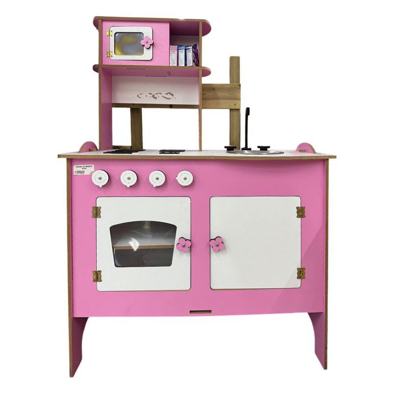Cocina De Madera Rosa - Koala Kids