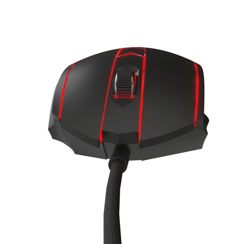Mouse de 6 Botones Negro para Gaming - Xtech