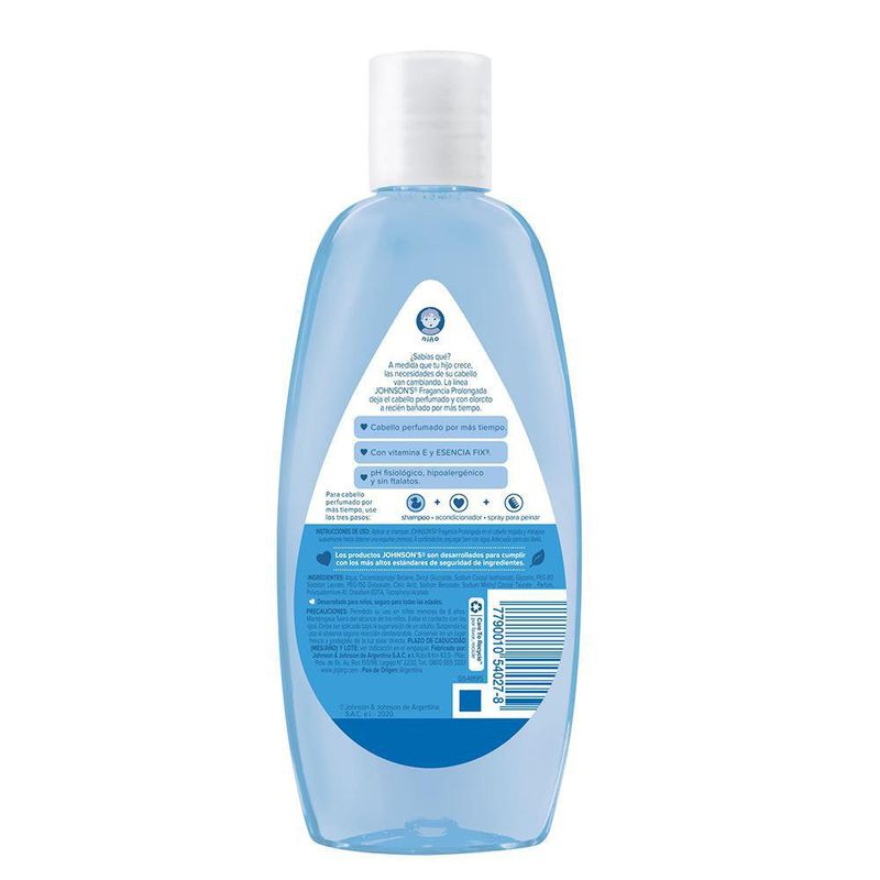 Shampoo Fragancia Prolongada 200 Ml - Johnson & Johnson