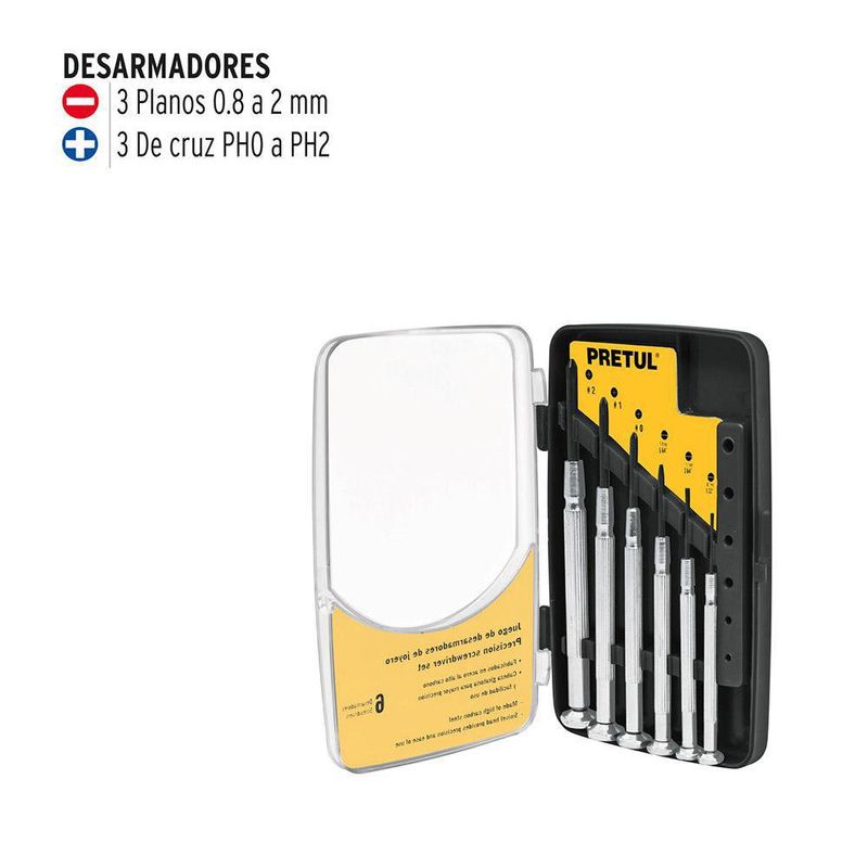 Set De Destornilladores 6 Pzas - Pretul