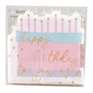 Set de Servilletas Happy Birthday