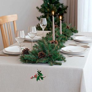 Centro de Mesa Navideño con Piñas Naturales 81 cm