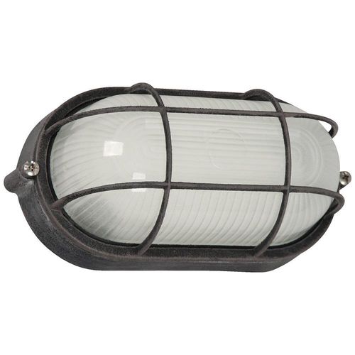 Lámpara Para Pared Exterior Café Óxido 1 Luz De 60 W - Zlumini