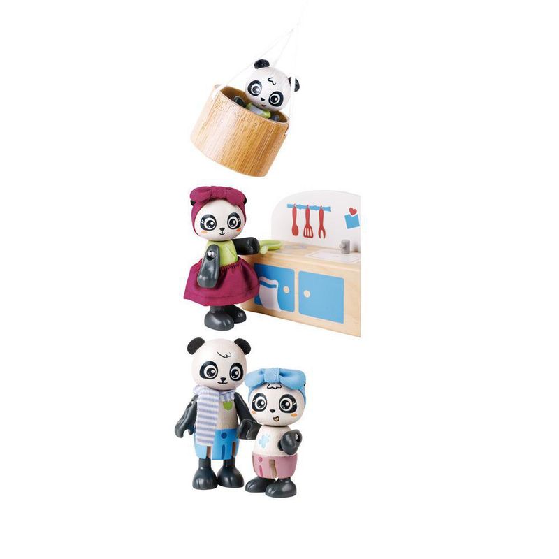 Juego Educativo Casa de Bambú Oso Panda - Hape