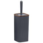 Cepillo Para Baño Cuadrado Gris Madera - Viva