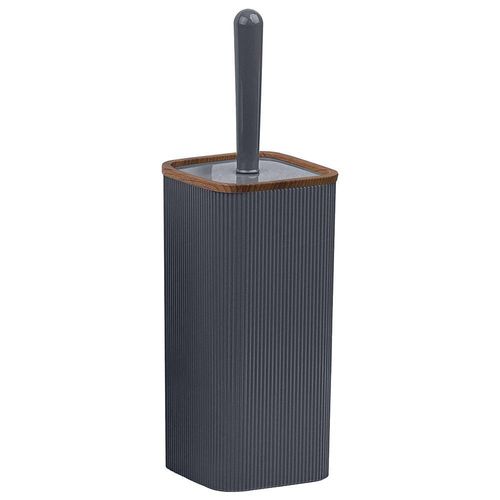 Cepillo para Baño Cuadrado Gris Madera