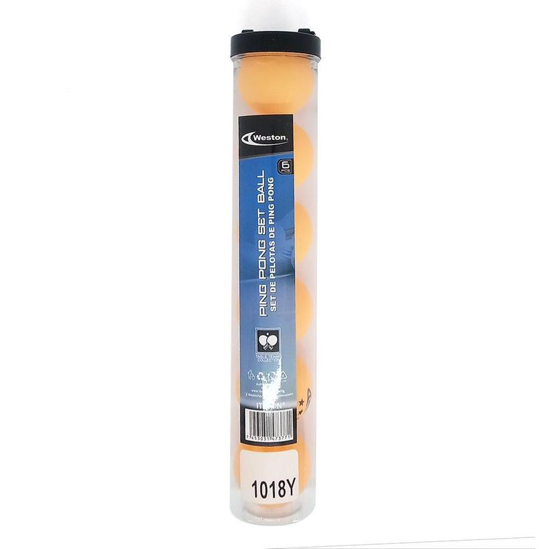 Set De Pelotas De Ping Pong 6 Pzas - Weston