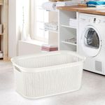 Canasta Rectangular 38 L Crema - Ucsan