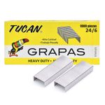 Grapas Alta Calidad 1000 Unidades - Tucan