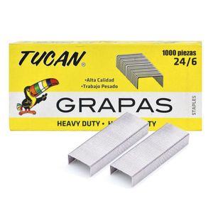 Grapas Alta Calidad 1000 Unidades - Tucan