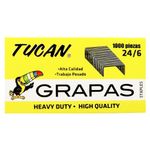 Grapas Alta Calidad 1000 Unidades - Tucan