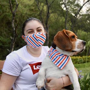 Set de Mascarilla y Bandana para Mascota