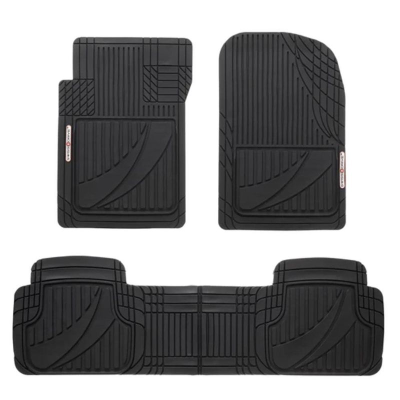 Set De Alfombras Tactical Negro 3 Pzas - Sumex