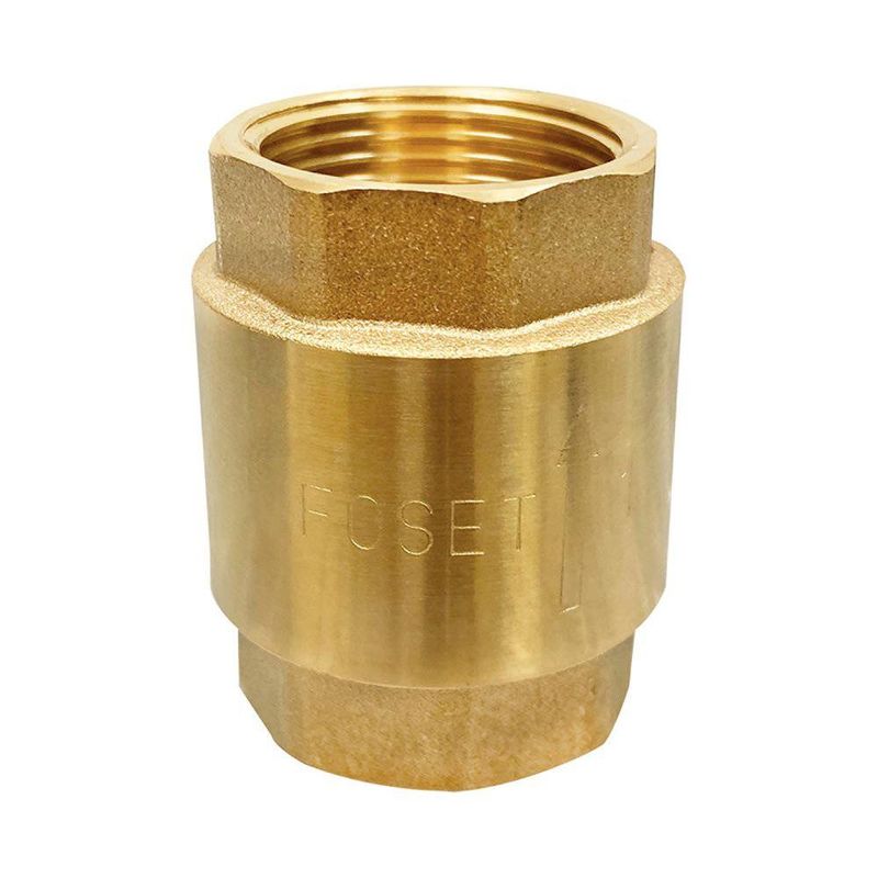 Válvula Cheque Vertical 1 Plg Latón