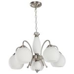 Lámpara De Techo Níquel Satinado De 60W - Z