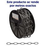 Cadena De Metal De 35 Lbs Plateada Oscura