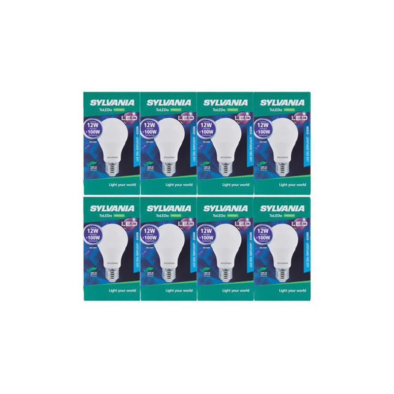 Set De Bombillas LED Luz Blanca 12 W 8 Pzas - Sylvania