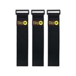 Set De Correas Para Almacenar Negro 45 Cm 3 Pzas - Wrap-it