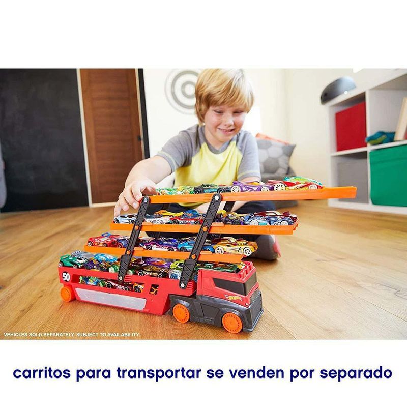 Mega Camión Transportador De Autos - Hot Wheels