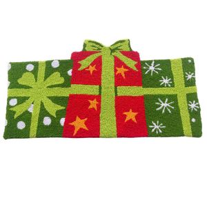 Alfombra De Entrada Regalos Navidad 92x52 Cm - Viva Navidad