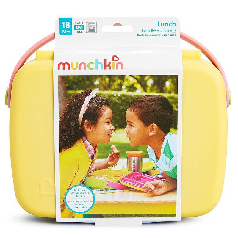 Lonchera Recipiente Bento Box Para Alimentos Amarillo - Munchkin