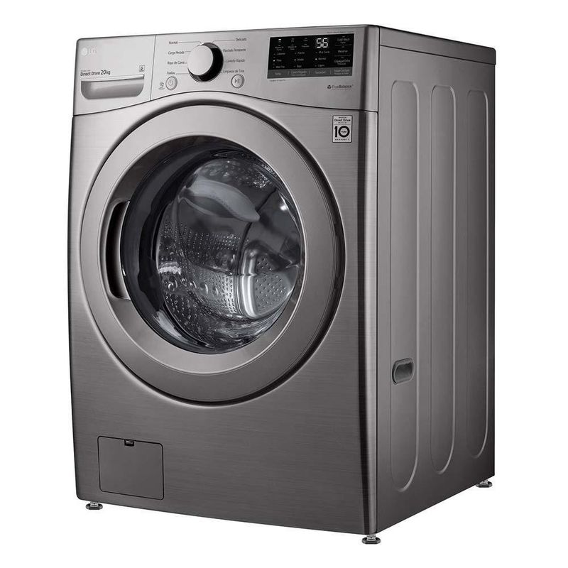 Lavadora De Carga Frontal Gris 20 Kg - Lg