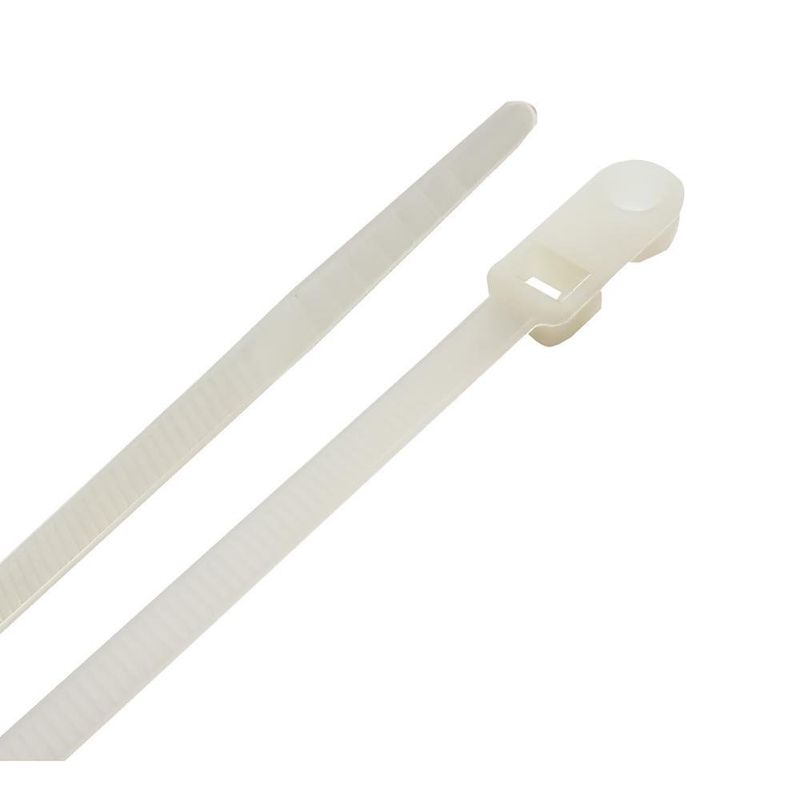 Cincho De Nylon Estándar De 8 Plg Y 75 Lb Blanco 20 Pzas - Steel Grip