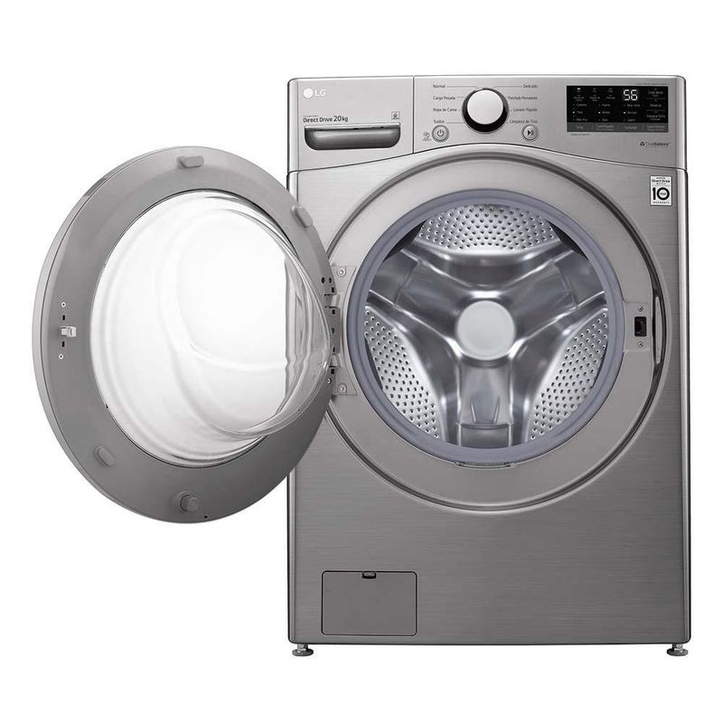Lavadora De Carga Frontal Gris 20 Kg - Lg