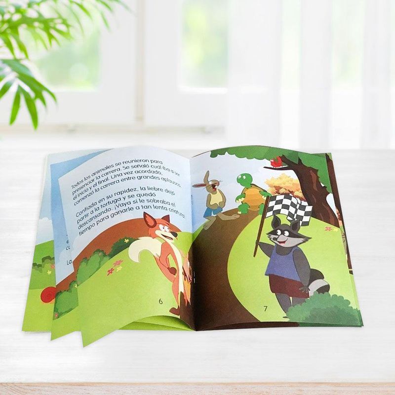 Mis Pasitos - Libro De Cuentos La Liebre Y La Tortuga