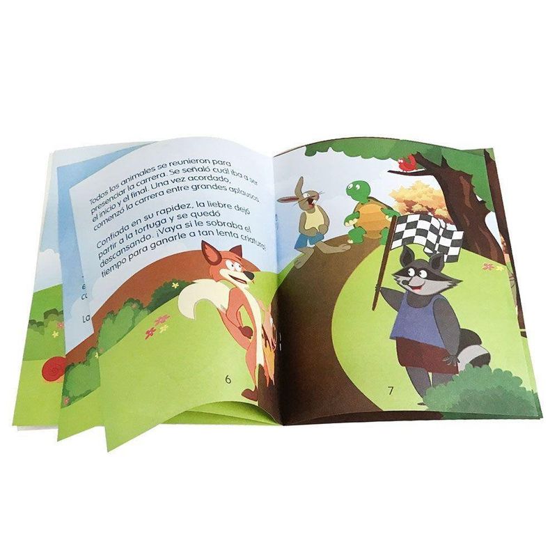 Mis Pasitos - Libro De Cuentos La Liebre Y La Tortuga