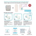 5Pk Pañal D/Tela Niña  5 Insertos - Charlie Banana