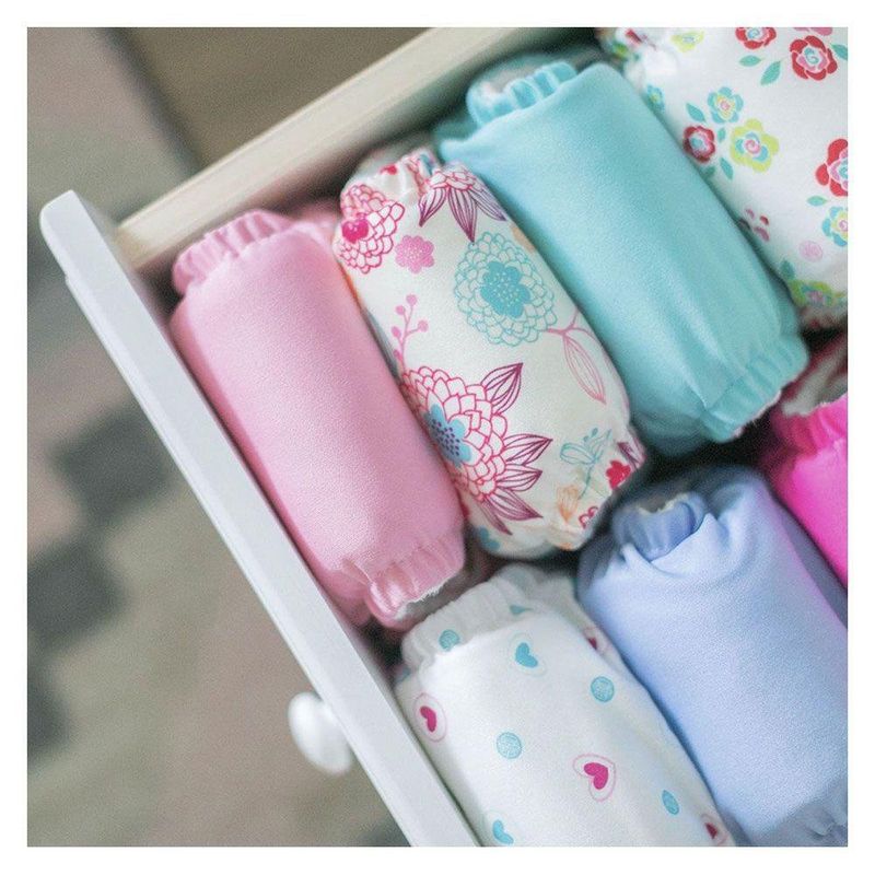 5Pk Pañal D/Tela Niña  5 Insertos - Charlie Banana