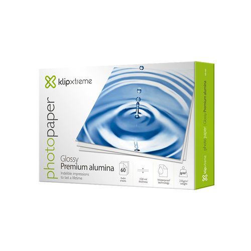 Resma de 60 Hojas de Papel Fotográfico Prémium 4 x 6 Plg - Klipxtreme