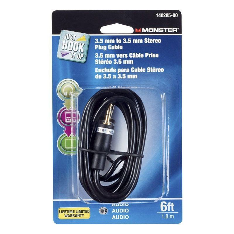 Cable De Audio Y Video 3.5 Mm 1.8 Metros - Monster