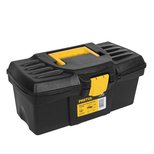 Caja De Herramientas Plástica Con Broche 16 Plg - Pretul