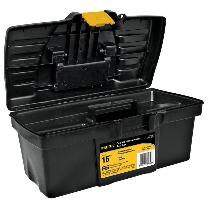 Caja De Herramientas Plástica Con Broche 16 Plg - Pretul