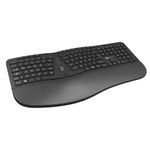 Teclado Premium Ergonómico Inalámbrico Negro - Klipxtreme