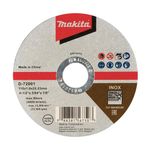Disco De Corte Para Sierra Metal Inoxidable 4-1/2 Plg - Makita