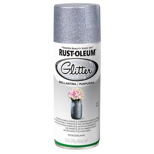 Spray Con Glitter Plateado De 10 Oz - Rust-oleum