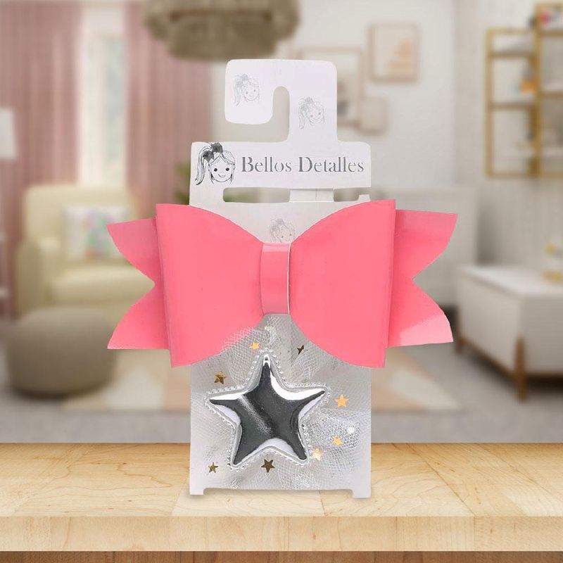 Gancho De Vinil Clip Forrado Con Nube