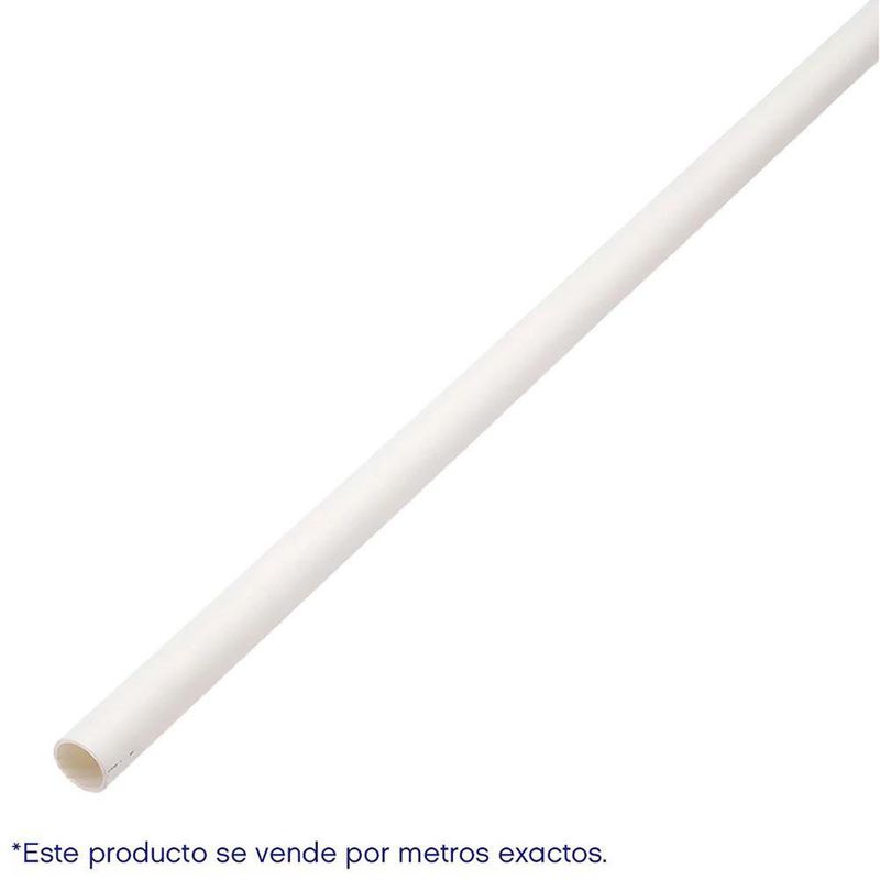 Tubo de PVC 3/4 Plg 250 PSI Blanco por Metro