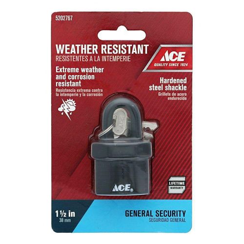 Candado Llave 34 Mm Acero Recubierto - Ace