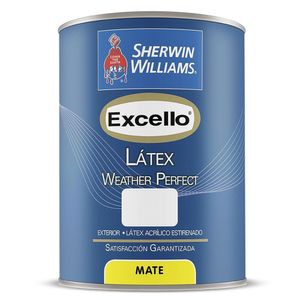 Pintura Excello Weather Perfect Látex Mate Base Deep 1 Gal