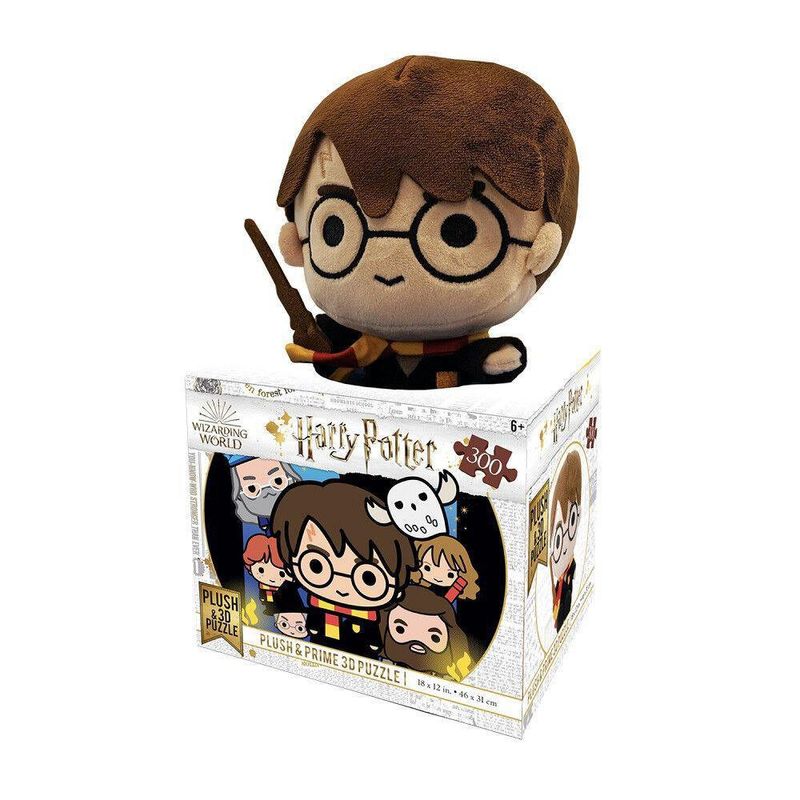Rompecabezas Lenticular 300 Pzas Con Peluche De Harry - Harry Potter