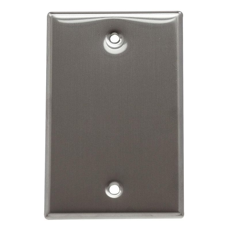 Placa Ciega de Acero Inoxidable - Eagle Electric