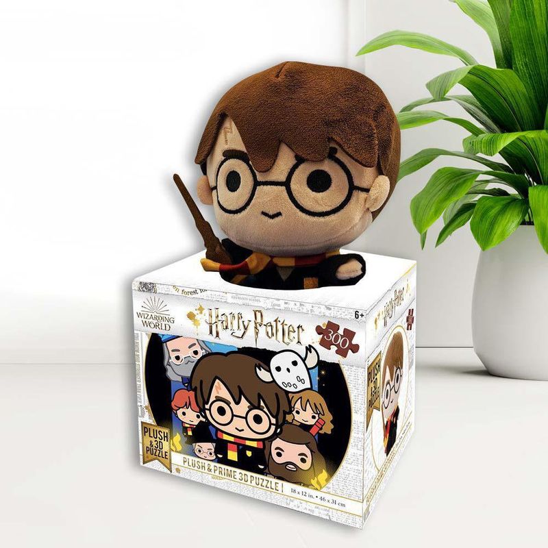 Rompecabezas Lenticular 300 Pzas Con Peluche De Harry - Harry Potter