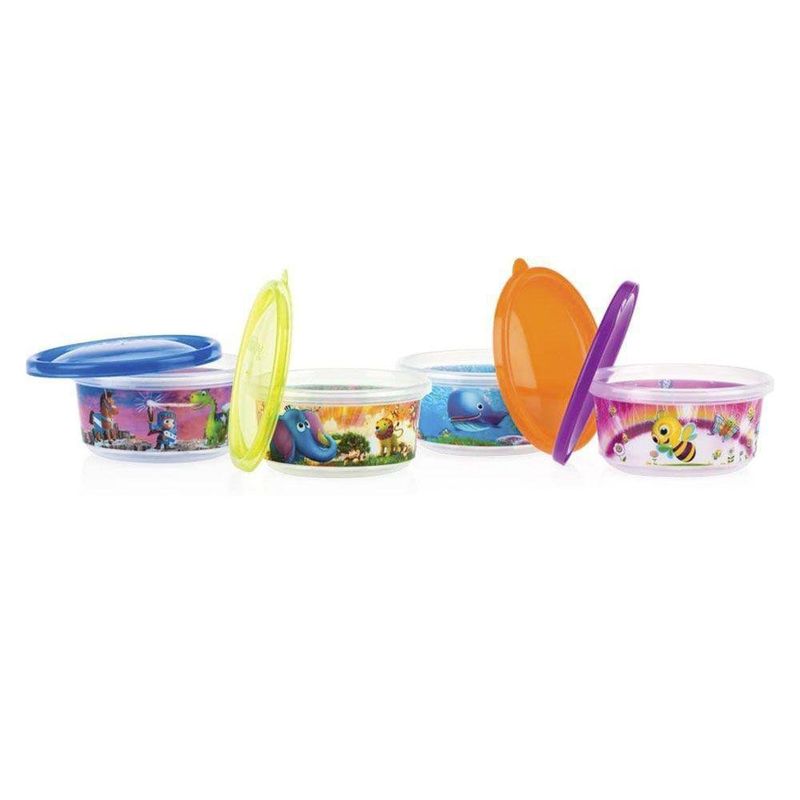 Tazas Reusables Wash Or Toss Impresos X4 - Nuby