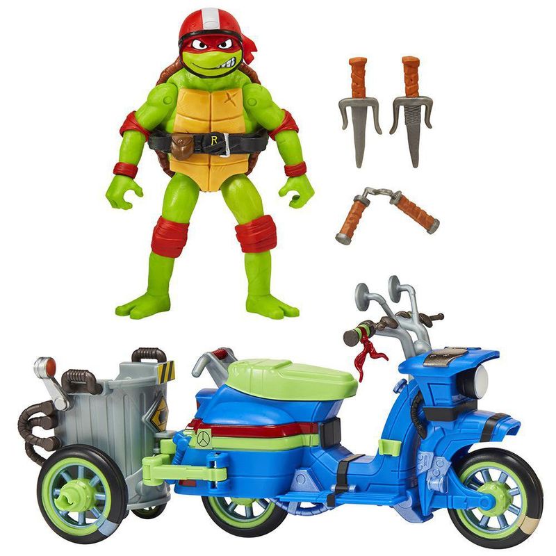 Vehículo Con Figura TMNT Movie Diseños Surtidos - Tortugas Ninja